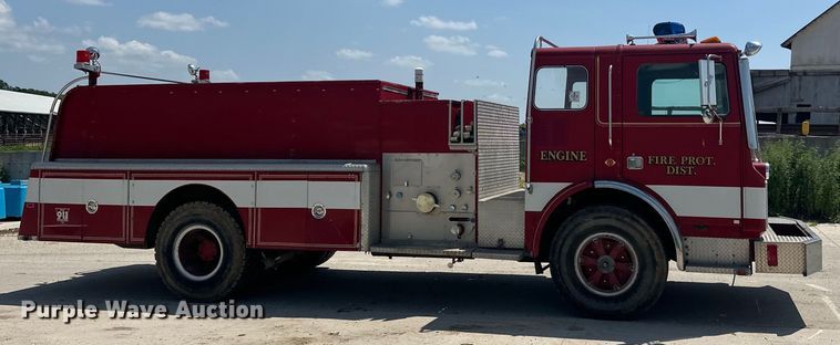 image for item DP8434 1983 Mack 600 MC600 pumper fire truck