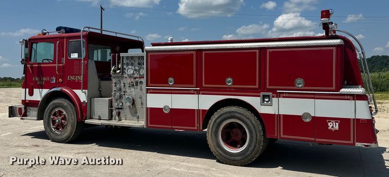 image for item DP8434 1983 Mack 600 MC600 pumper fire truck