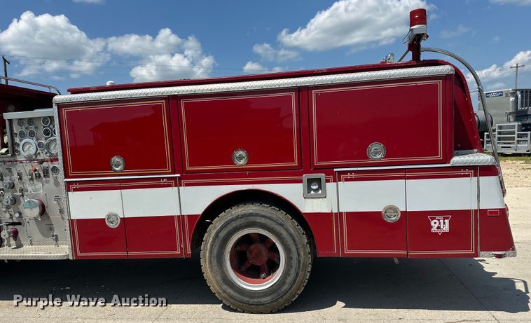 image for item DP8434 1983 Mack 600 MC600 pumper fire truck
