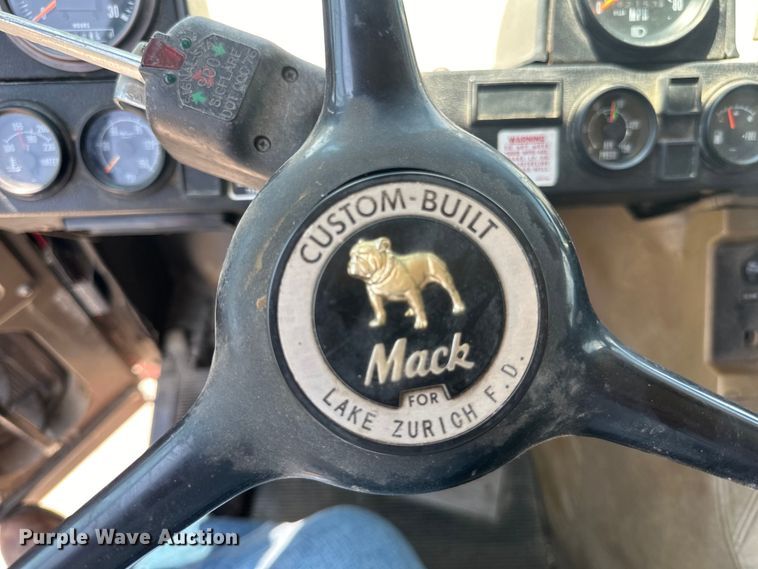 image for item DP8434 1983 Mack 600 MC600 pumper fire truck