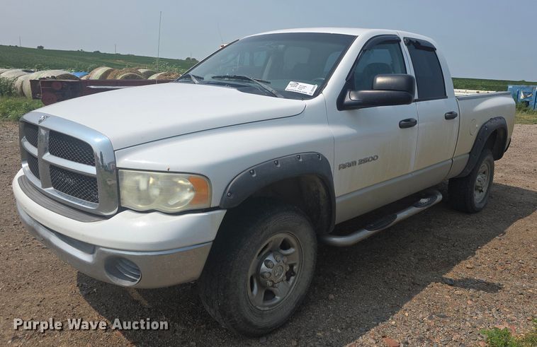 image for item DQ4469 2003 Dodge Ram 2500 Quad Cab pickup truck