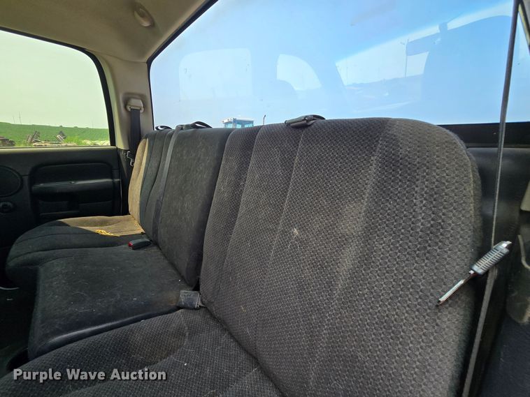 image for item DQ4469 2003 Dodge Ram 2500 Quad Cab pickup truck