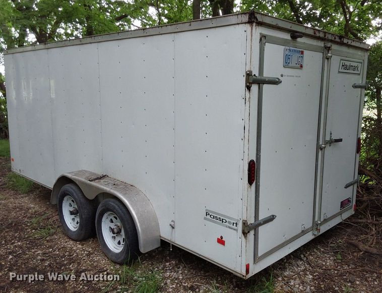 image for item DQ6827 2016 Haulmark enclosed cargo trailer