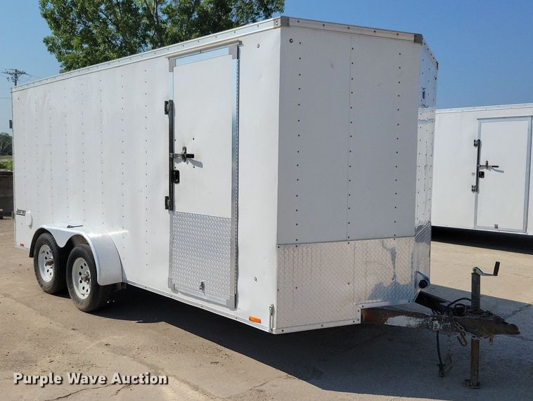 image for item DR4321 2016 Pace JV 7X16 TE2 enclosed cargo trailer