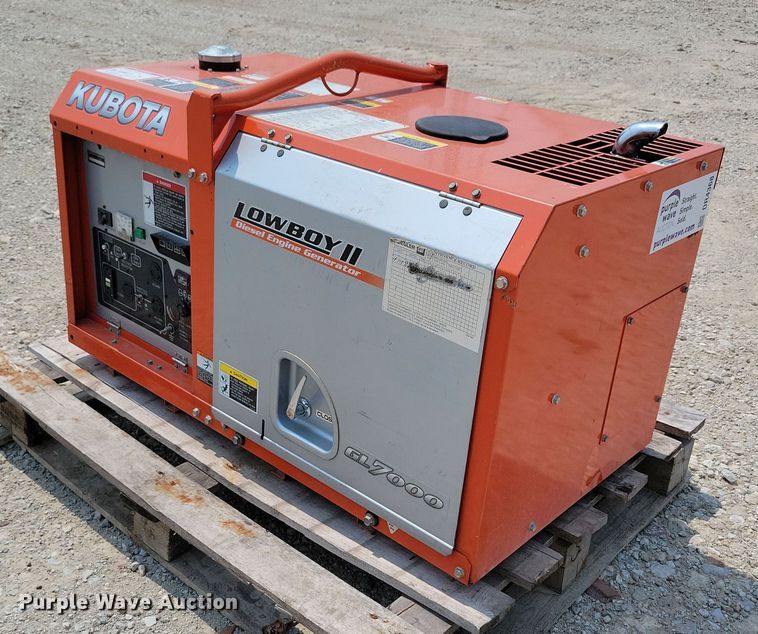 image for item DR4368 Kubota  Lowboy II GL7000 generator