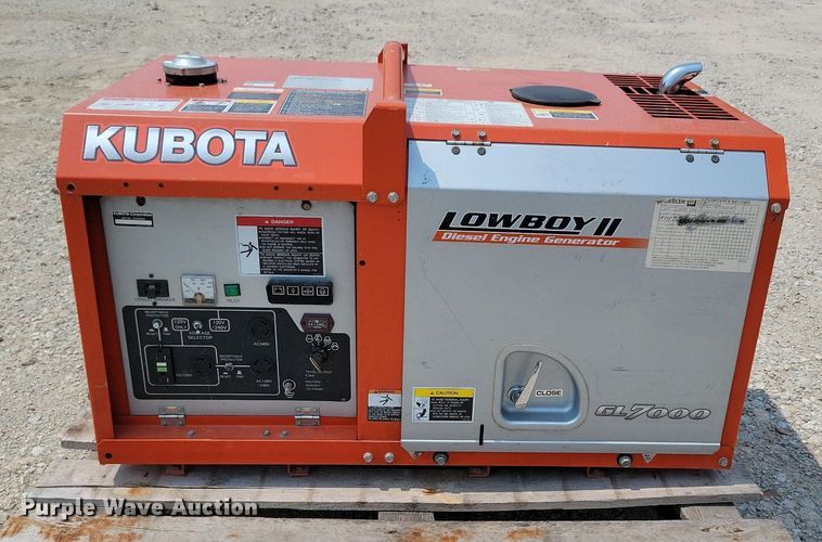 image for item DR4368 Kubota  Lowboy II GL7000 generator