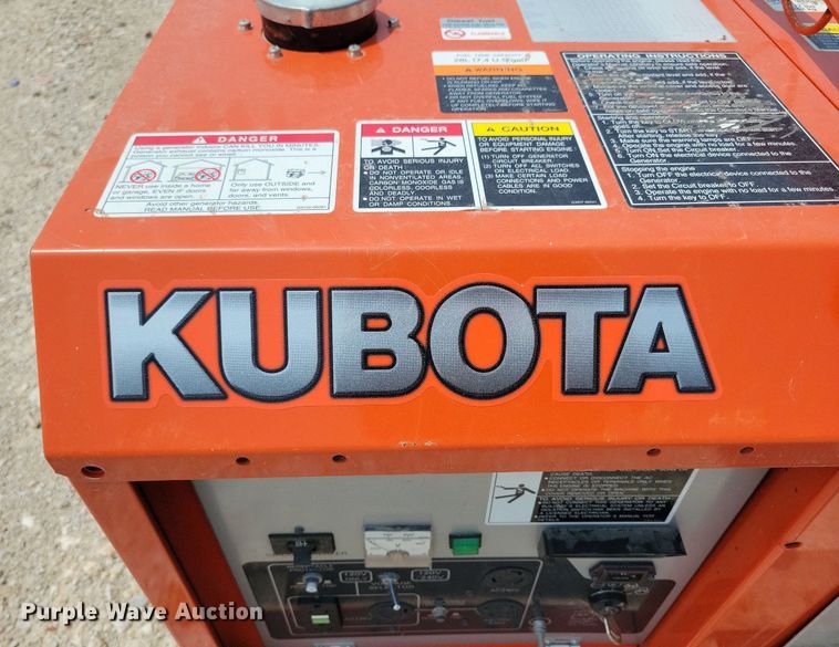 image for item DR4368 Kubota  Lowboy II GL7000 generator