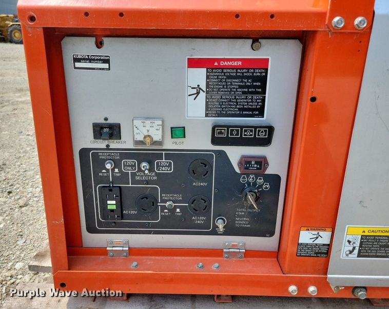 image for item DR4368 Kubota  Lowboy II GL7000 generator