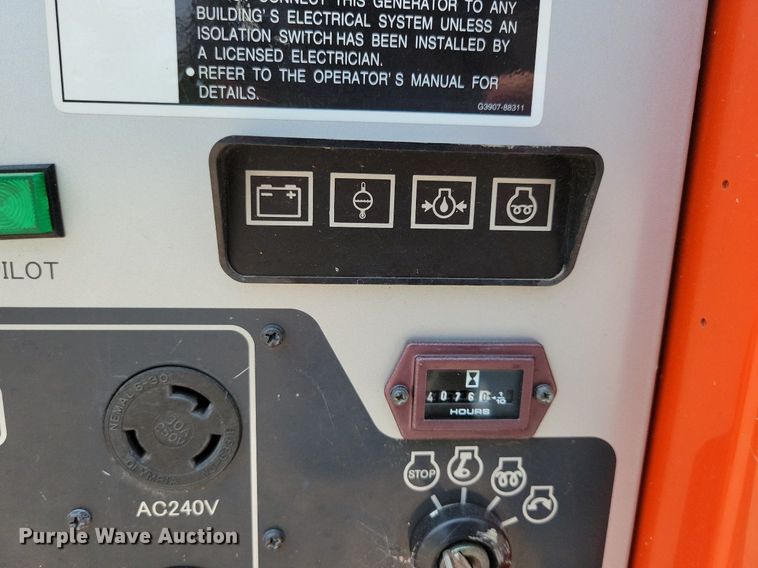 image for item DR4368 Kubota  Lowboy II GL7000 generator