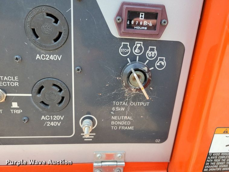 image for item DR4368 Kubota  Lowboy II GL7000 generator