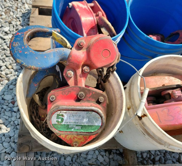 image for item DR4376 (7) Little Mule chain hoists