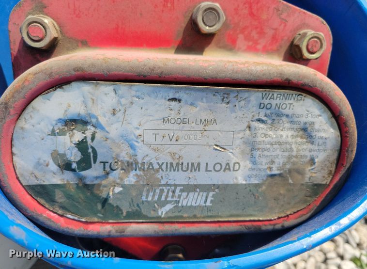 image for item DR4376 (7) Little Mule chain hoists