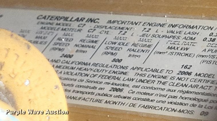 image for item DR4888 2007 Bluebird  Vision school bus