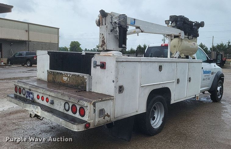 image for item DR4897 2011 Dodge  Ram 4500HD utility bed pickup truck