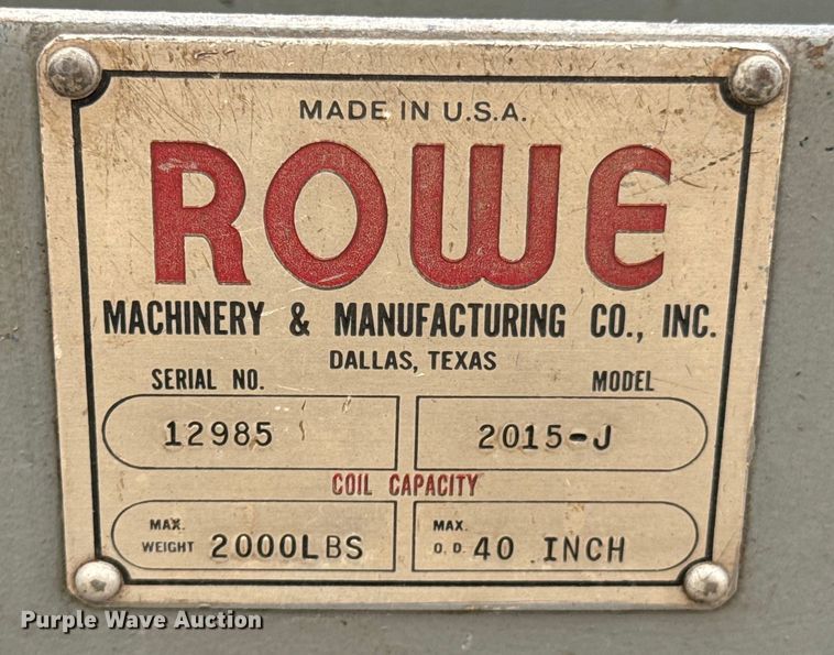 image for item DX0979 Lockformer 8HD metal forming machine