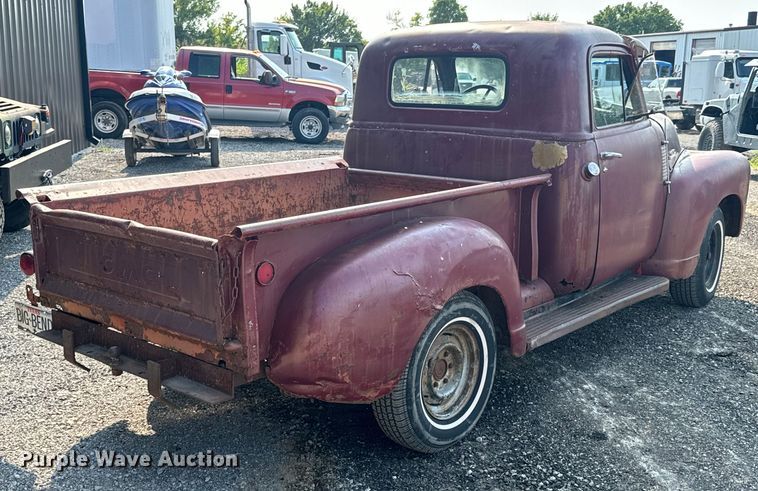 image for item DX0988 1951 GMC 1012 pickup truck