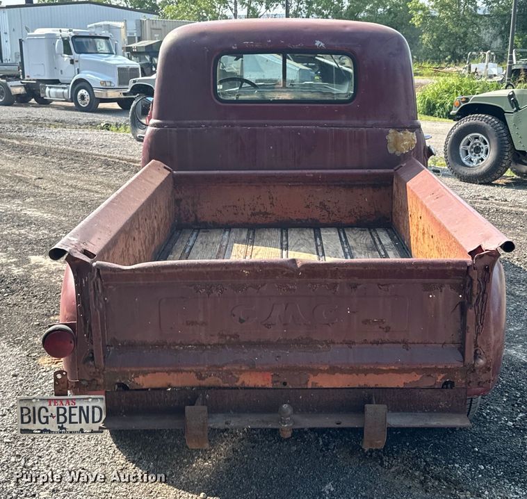 image for item DX0988 1951 GMC 1012 pickup truck