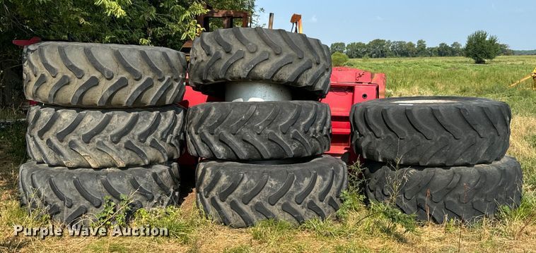 image for item DX1001 (8) tractor wheels and tires