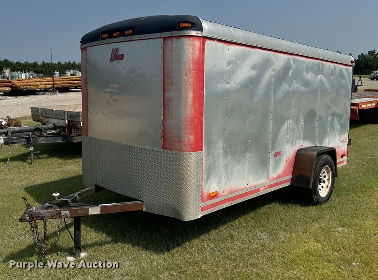 image for item DX3492 1992 Pace American  UTILITY enclosed cargo trailer