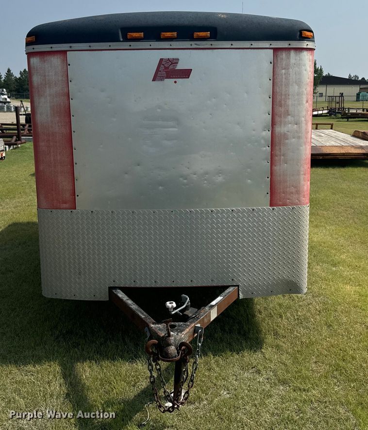 image for item DX3492 1992 Pace American  UTILITY enclosed cargo trailer