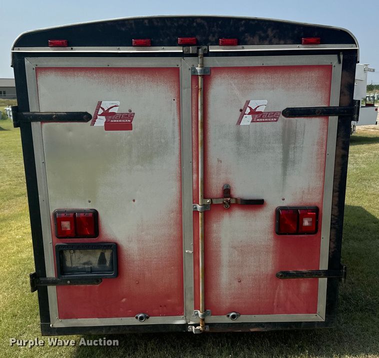 image for item DX3492 1992 Pace American  UTILITY enclosed cargo trailer