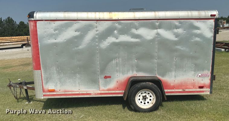 image for item DX3492 1992 Pace American  UTILITY enclosed cargo trailer