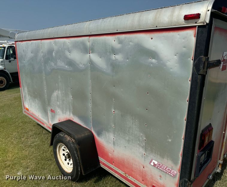 image for item DX3492 1992 Pace American  UTILITY enclosed cargo trailer