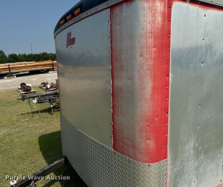 image for item DX3492 1992 Pace American  UTILITY enclosed cargo trailer