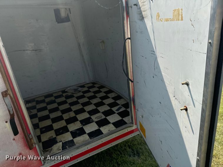 image for item DX3492 1992 Pace American  UTILITY enclosed cargo trailer