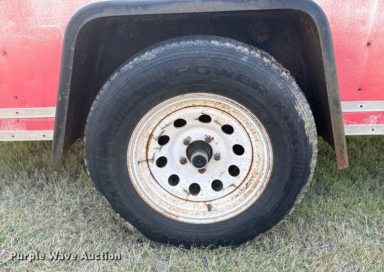 image for item DX3492 1992 Pace American  UTILITY enclosed cargo trailer