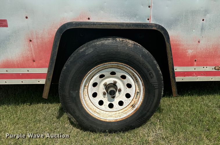 image for item DX3492 1992 Pace American  UTILITY enclosed cargo trailer