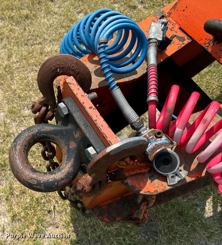 image for item DX3495 2002 Evaco Supreme  D012T262T tilt deck equipment trailer