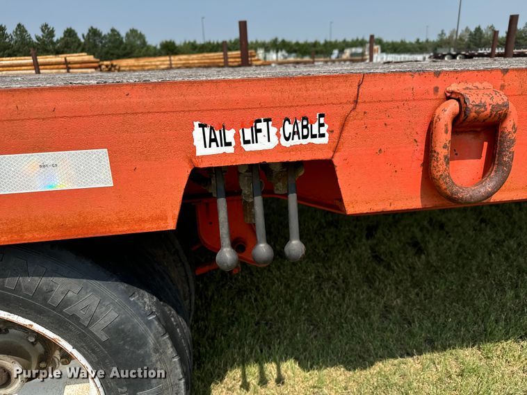 image for item DX3495 2002 Evaco Supreme  D012T262T tilt deck equipment trailer