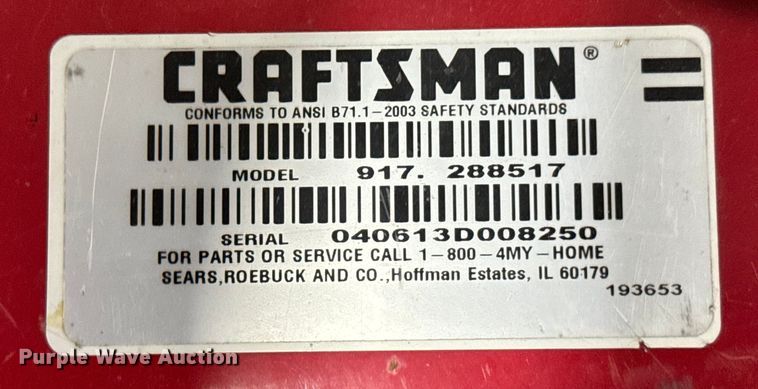 image for item DX3507 Craftsman YT3000 lawn mower