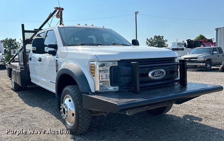 image for item EG0820 2019 Ford F550 Super Duty Crew Cab winch truck