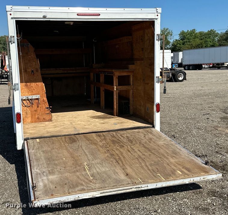 image for item EG0845 2015 United Trailers  UXT-8.518TA70 enclosed cargo trailer
