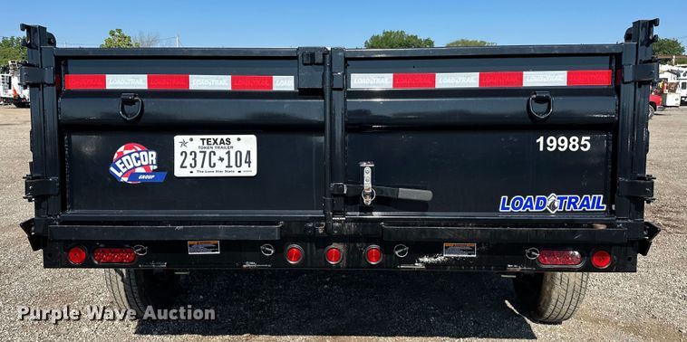 image for item EG0846 2022 Load Trail  Tandem Axle  dump trailer