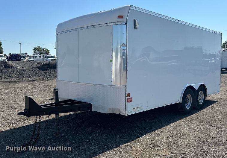 image for item EG0848 2016 United Trailers  UXT-8.518TA70 enclosed cargo trailer