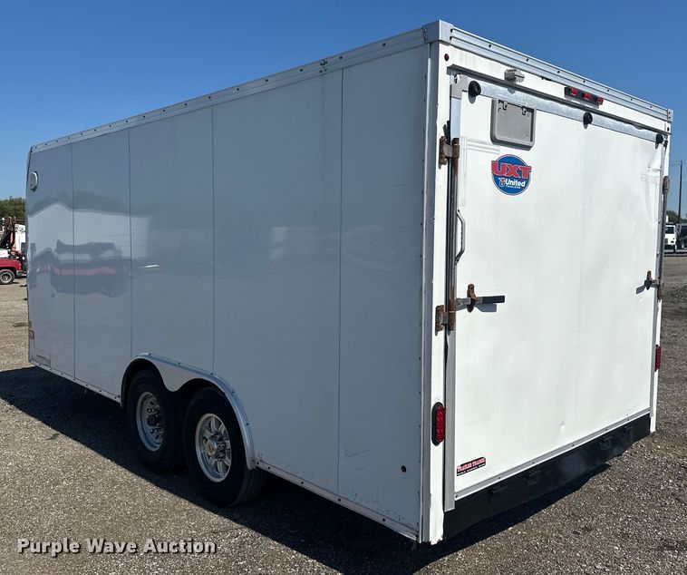 image for item EG0848 2016 United Trailers  UXT-8.518TA70 enclosed cargo trailer