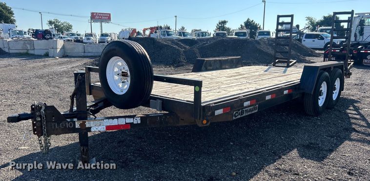 image for item EG0853 2005 CBQT Snake River equipment trailer