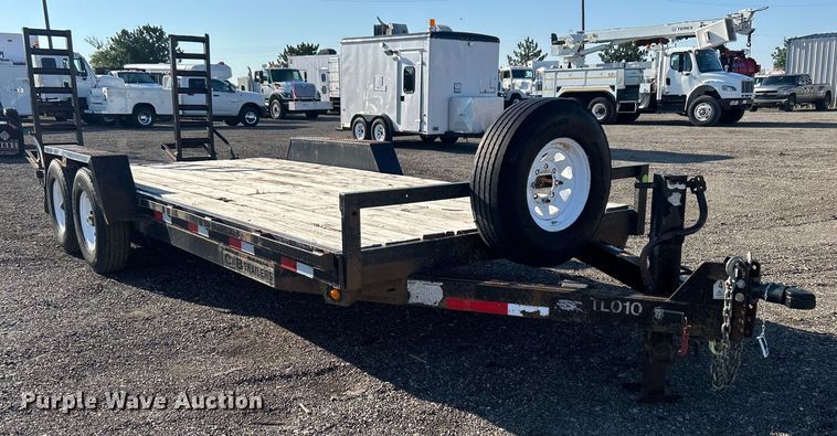 image for item EG0853 2005 CBQT Snake River equipment trailer