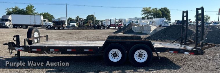 image for item EG0853 2005 CBQT Snake River equipment trailer