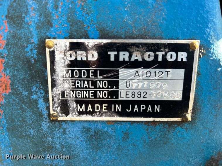 image for item EG0854 1978 Ford 1600 MFWD tractor