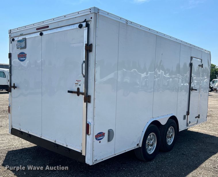 image for item EG0863 2017 United Trailers, Inc. UCT-8.518TA79 enclosed cargo trailer