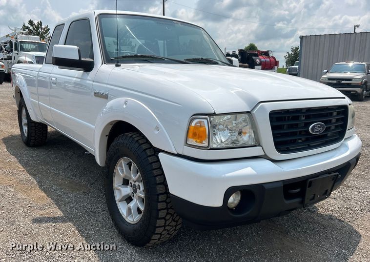 image for item EG0878 2008 Ford Ranger SuperCab pickup truck