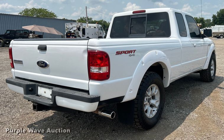 image for item EG0878 2008 Ford Ranger SuperCab pickup truck