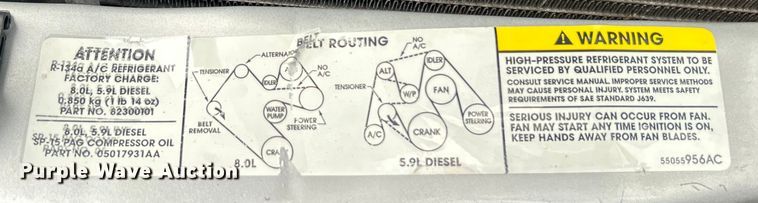 image for item EG1536 2004 Dodge Ram 2500 Quad Cab pickup truck