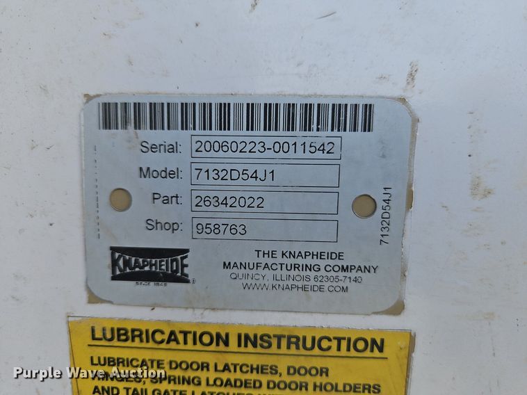 image for item EI3997 2006 Ford F450 Super Duty XL utility / service truck