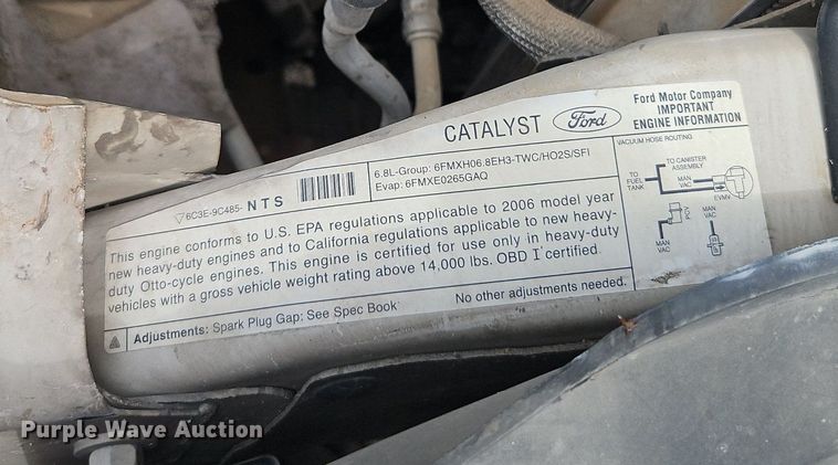 image for item EI3997 2006 Ford F450 Super Duty XL utility / service truck