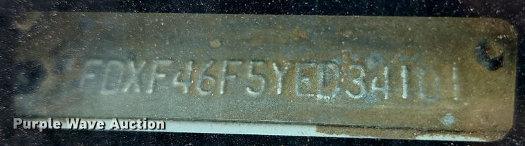 image for item EI3999 2000 Ford F450 Super Duty XL utility / service truck